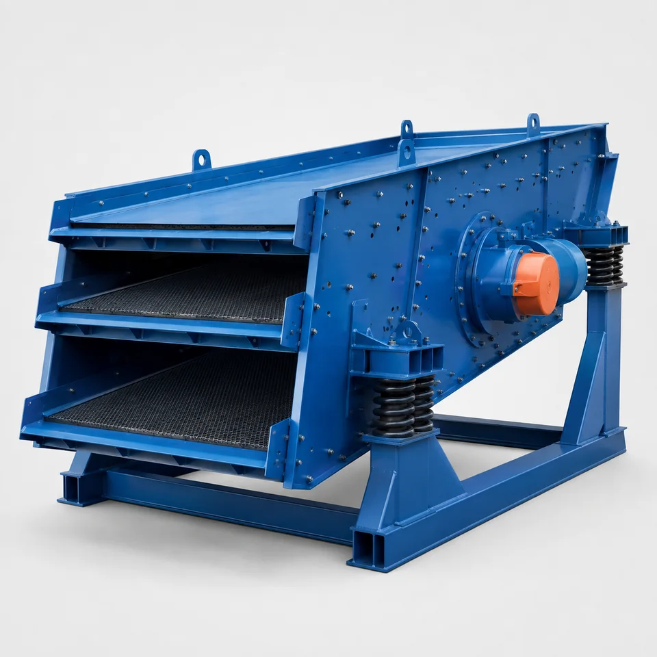 Vibrating screen equipment illustration