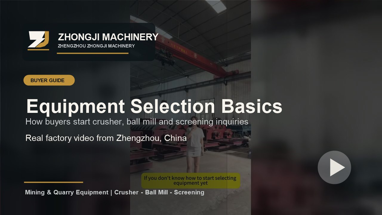 Mining equipment selection basics video cover